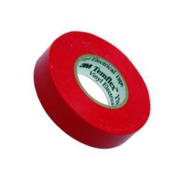 Cinta Aislante Temflex Rojo 3M 19Mmx20M 3M