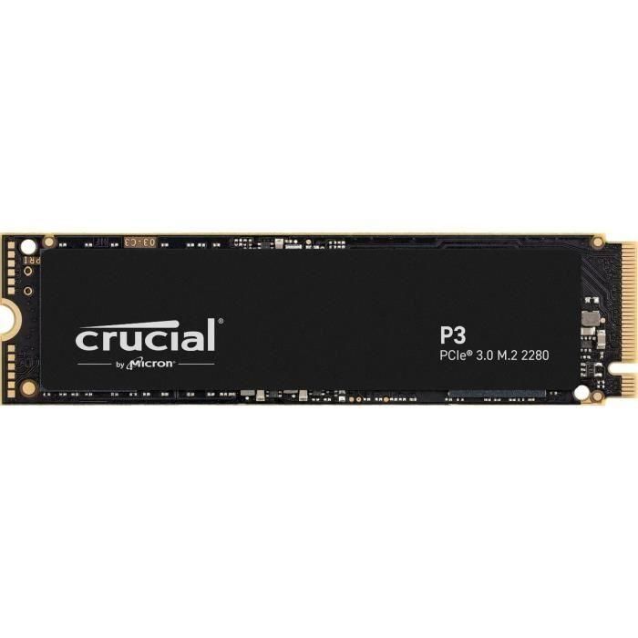 Drito duro SSD crucial P3 2 a 3D NAND NVME PCIE M.2 1 Drito duro SSD crucial P3 2 a 3D NAND NVME PCIE M.2 1