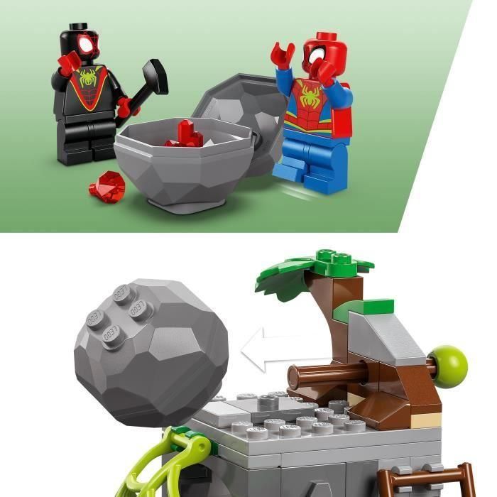 LEGO 11199 Todoterreno Dinosaurio y Equipo Spidey Set de Construcción Marvel con Spidey, Miles Morales, Rino y Spider Fantasma 3 LEGO 11199 Todoterreno Dinosaurio y Equipo Spidey Set de Construcción Marvel con Spidey, Miles Morales, Rino y Spider Fantasma 3