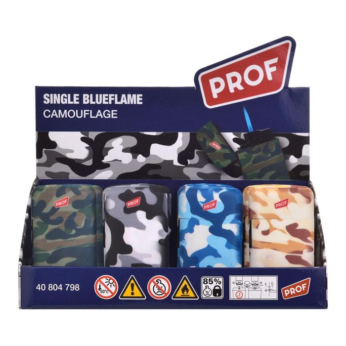 Encendedor electrónico camouflage colores surtidos euro/u 2