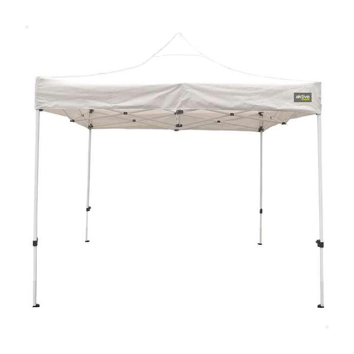 Cenador plegable altura ajustable 300x300x220 cm Cenador plegable altura ajustable 300x300x220 cm
