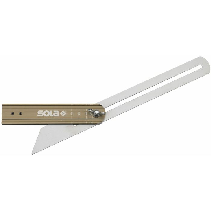Falsa escuadra con graduación de ángulos SOLA VSTG 300 mm 2 Falsa escuadra con graduación de ángulos SOLA VSTG 300 mm 2
