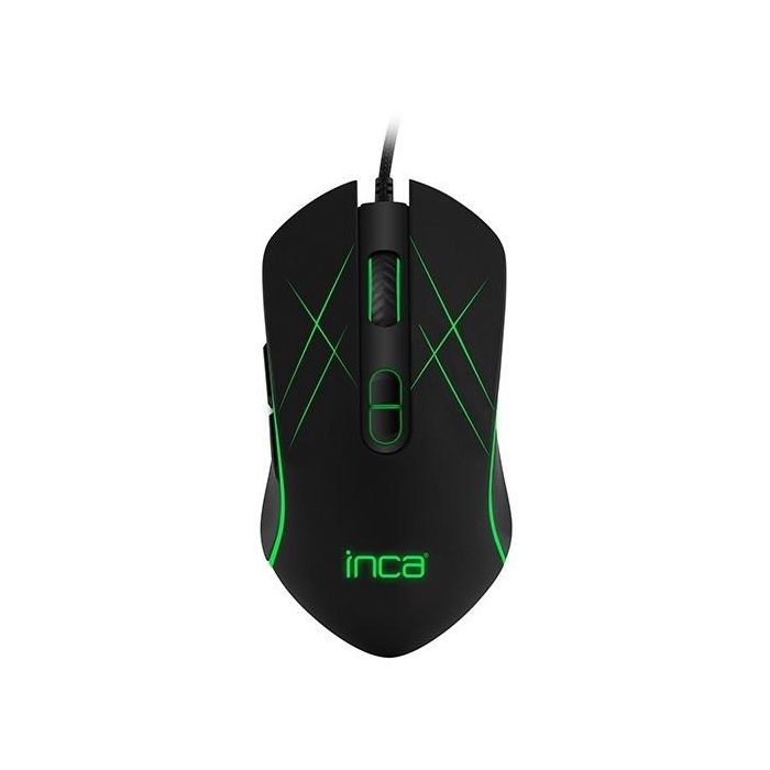 INCA Gaming Maus IMG-GT12 3200 DPI. RGB. 7 Tasten. USB. SW retail 0 INCA Gaming Maus IMG-GT12 3200 DPI. RGB. 7 Tasten. USB. SW retail 0