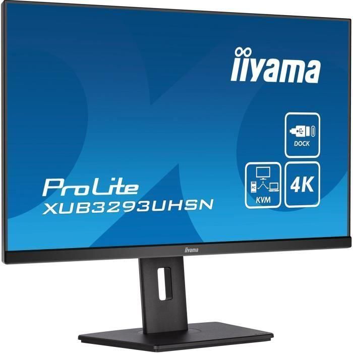 Pantalla de PC - IIYAMA - XUB3293UHSN-B5 - 32 IPS LED 4K 3840 x 2160 - 4ms - 60Hz - HDMI DP USB-C 4