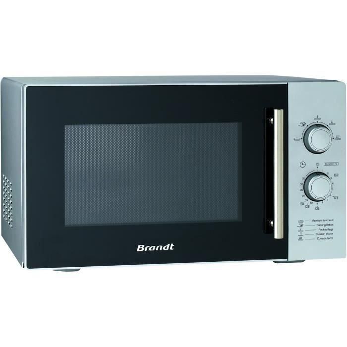 BRANDT SM 2602S Microondas monofunción plateada - 26 L - 900 W - Independiente 1 BRANDT SM 2602S Microondas monofunción plateada - 26 L - 900 W - Independiente 1
