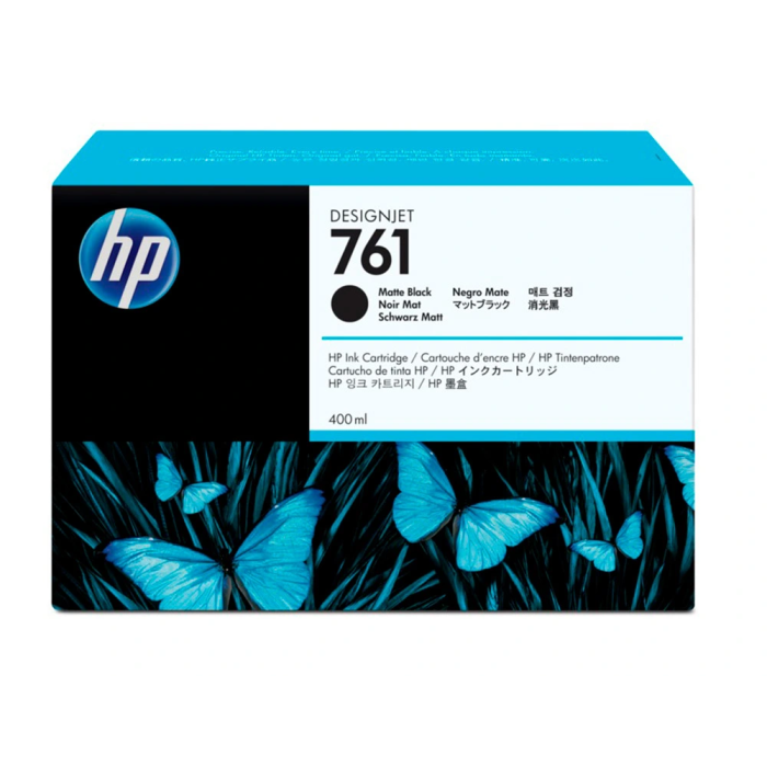 Hp Designjet T7100 Cartucho de Tinta Negra Mate N 761 400ml / 1000 Páginas Original 1 Hp Designjet T7100 Cartucho de Tinta Negra Mate N 761 400ml / 1000 Páginas Original 1