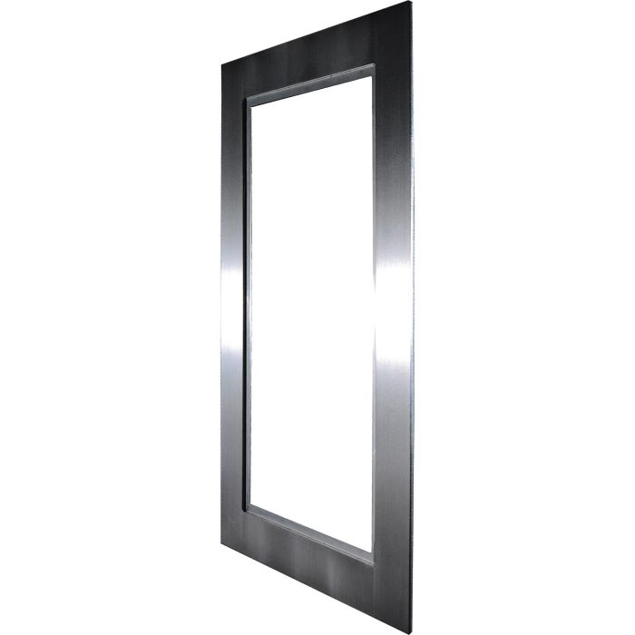 AGFEO 6101514 Placa frontal UP-Abdeckrahmen para IP-Video TFE 1, acero inoxidable