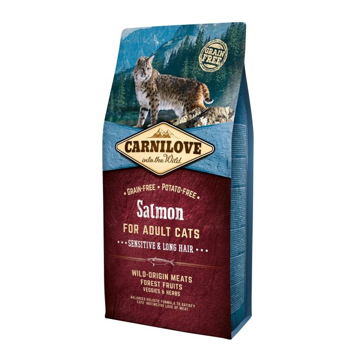 Carnilove Feline Adult Salmon Sensitive Long Hair 6 kg Carnilove Feline Adult Salmon Sensitive Long Hair 6 kg