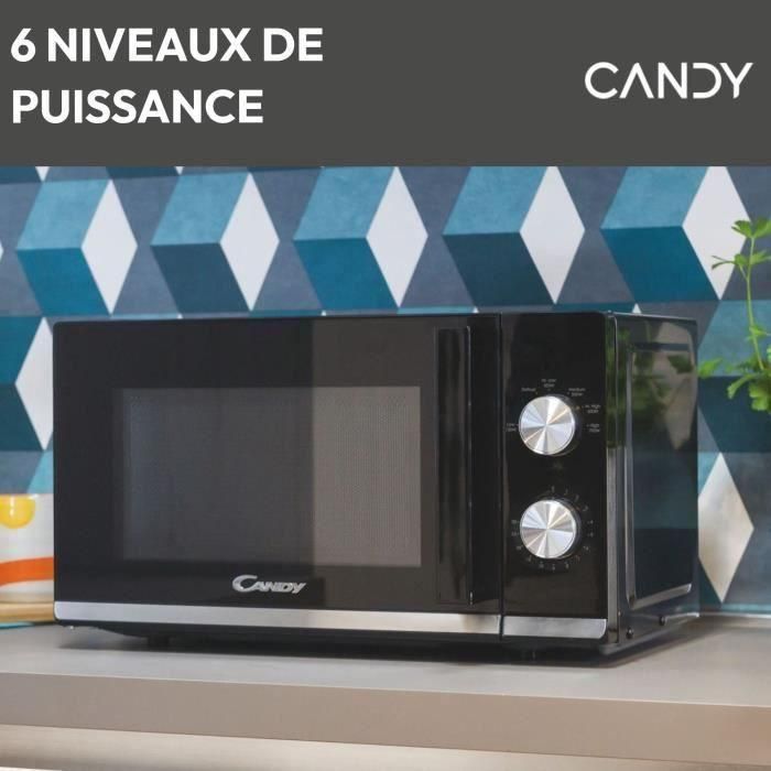 Micrower Lay Free Candy CMW20TNMB - Negro - 20L - 700W - 24.5 cm Bandeja 5 Micrower Lay Free Candy CMW20TNMB - Negro - 20L - 700W - 24.5 cm Bandeja 5