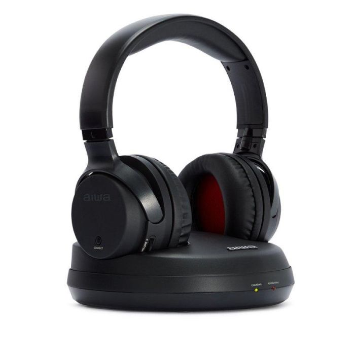 Auriculares Aiwa WHF-930D Negro Inalámbrico Bluetooth 40 Hz 0 Auriculares Aiwa WHF-930D Negro Inalámbrico Bluetooth 40 Hz 0
