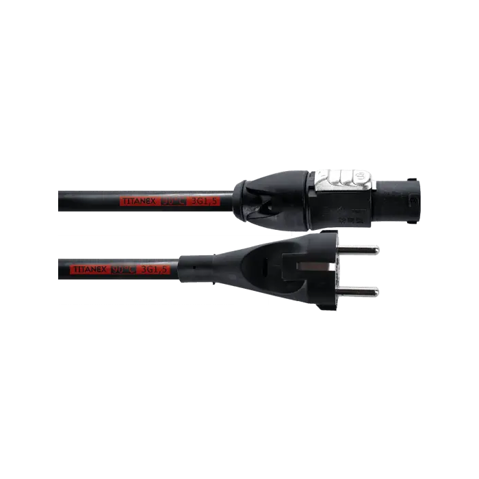 Cordial Cable Powercon Ip65 True1 a Schuko 1.5 Metros 0 Cordial Cable Powercon Ip65 True1 a Schuko 1.5 Metros 0
