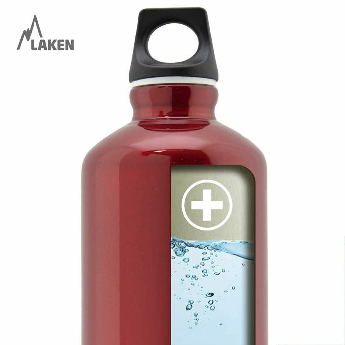 Botella de Agua Laken Futura Gris Gris claro (0,6 L) 4 Botella de Agua Laken Futura Gris Gris claro (0,6 L) 4