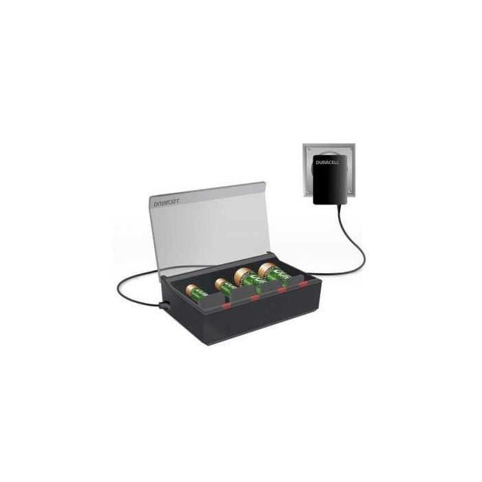 Cargador de Pilas Duracell CEF22-EU/ capacidad 4 pilas/ AA y AAA 1 Cargador de Pilas Duracell CEF22-EU/ capacidad 4 pilas/ AA y AAA 1