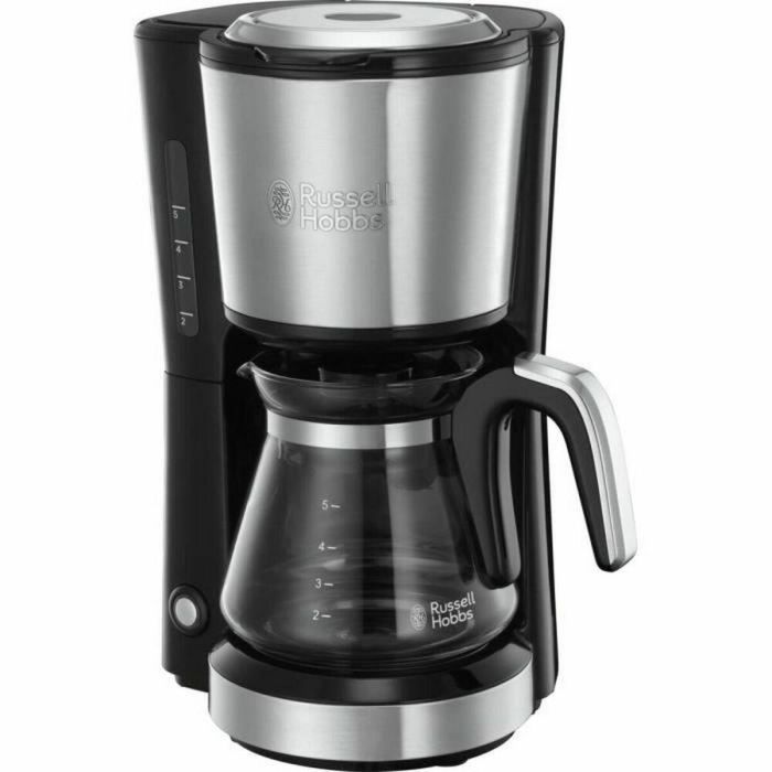 RUSSEL HOBBS 24210-56 - Cafetera compacta para el hogar - acero inoxidable cepillado - 5 tazas - 1000W