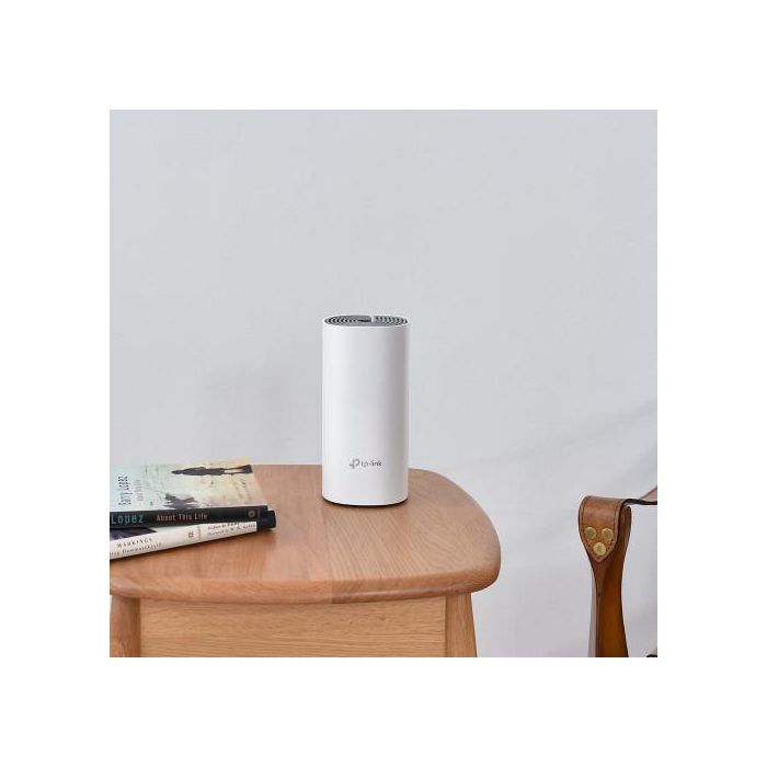 TP-LINK Deco E4 (3-pack) Doble banda (2,4 GHz / 5 GHz) Wi-Fi 5 (802.11ac) Blanco, Gris 2 Interno 3