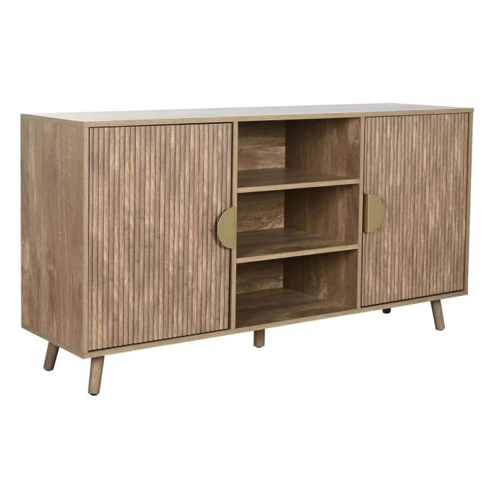 Mueble Tv Scandi DKD Home Decor Marron Dorado 40 x 74.8 x 140 cm 0 Mueble Tv Scandi DKD Home Decor Marron Dorado 40 x 74.8 x 140 cm 0