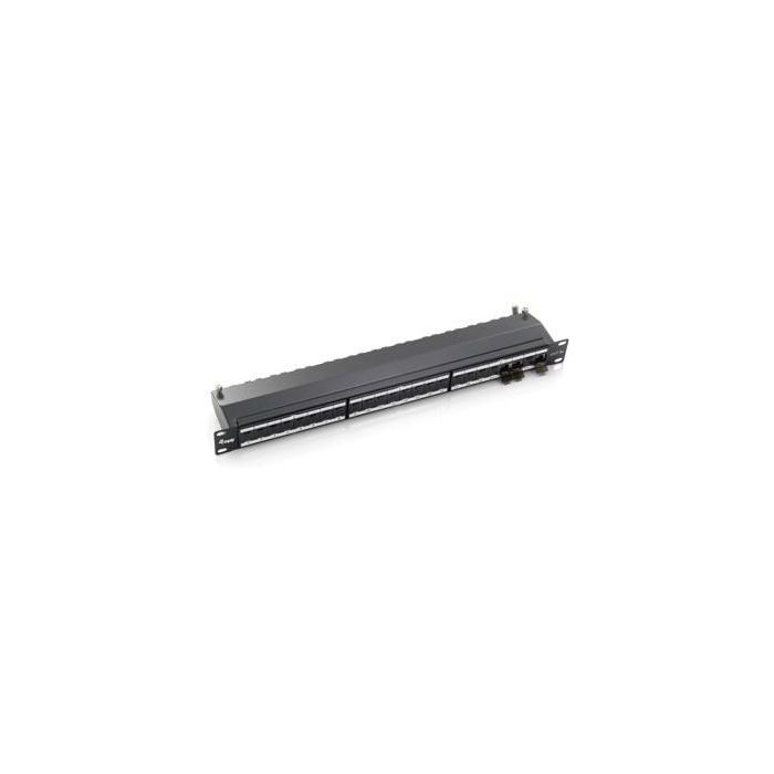 Equip Patchpanel 24x RJ45 Cat6A 19" FTP 1HE Premium hellgrau