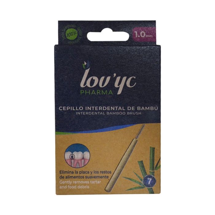 Lovyc bambu cepillo interdental caja Lovyc bambu cepillo interdental caja