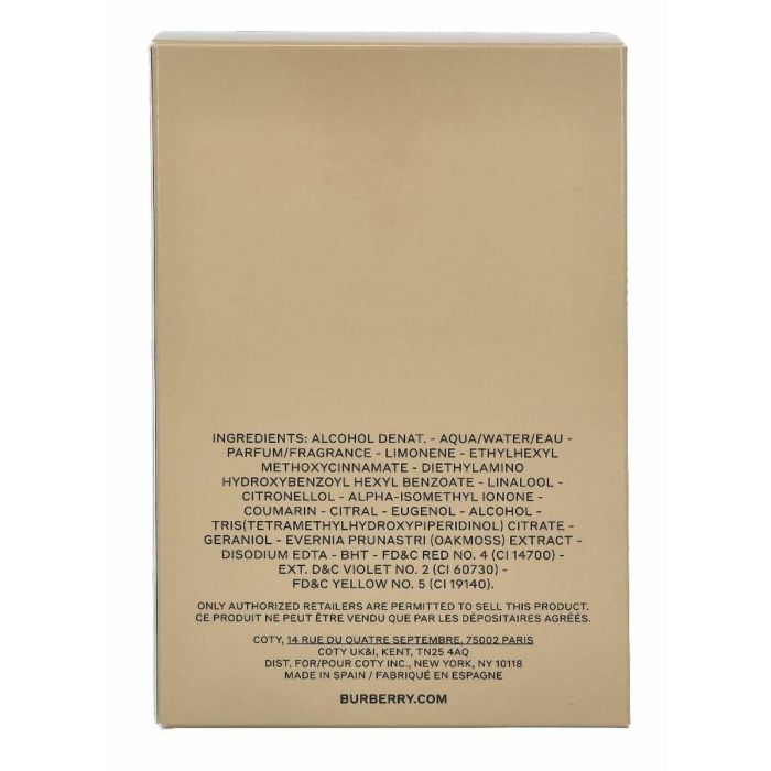 Burberry HERO EDT Vapo 100 ml - Fragancia Masculina 1