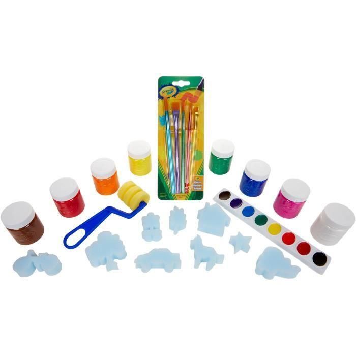 GOLIATH Set de Pintura Mi Conjunto con 8 Botellas Lavables, Rodillo, Pinceles, Esponjas y Paleta - Sin Manchas, Edad 4+ años 2 GOLIATH Set de Pintura Mi Conjunto con 8 Botellas Lavables, Rodillo, Pinceles, Esponjas y Paleta - Sin Manchas, Edad 4+ años 2