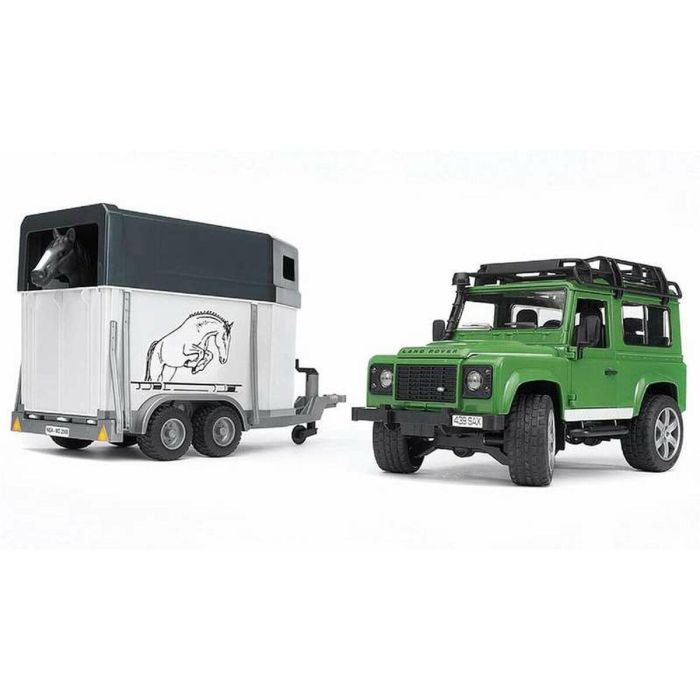 Land Rover Defender Sw Transporte Equino 02592 Bruder 2 Land Rover Defender Sw Transporte Equino 02592 Bruder 2