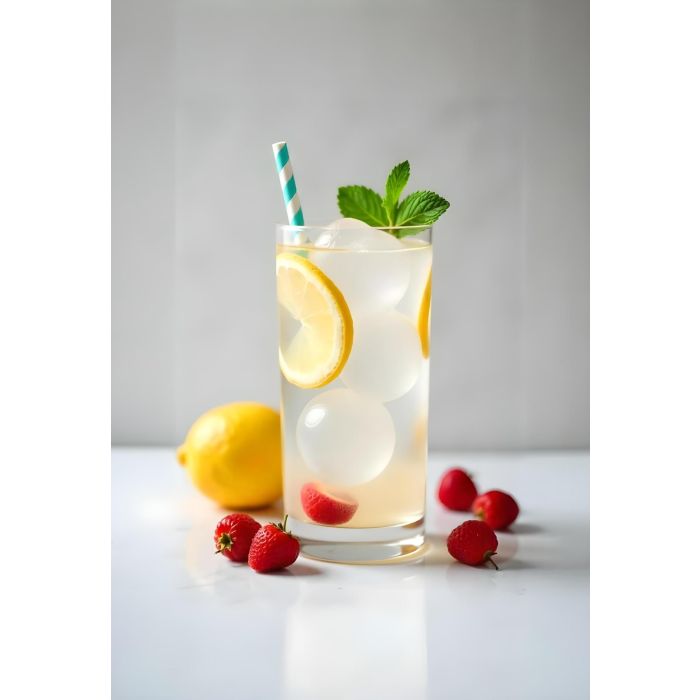 Inde Cubitera Flexible de Silicona Roja para 6 Cubitos de Hielo, 18 x 12.5 x 4.75 cm (24 Unidades)