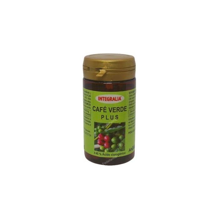 INTEGRALIA Café Verde Plus 60 Cápsulas con Cromo para Control de Peso y Glucosa