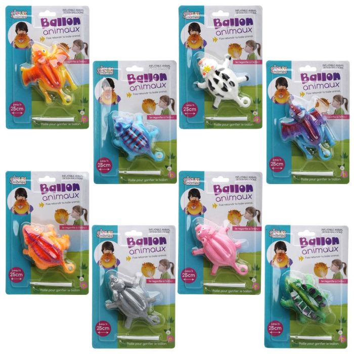 Jeux 2 momes Pelota Hinchable Animal Reutilizable 25 cm 2