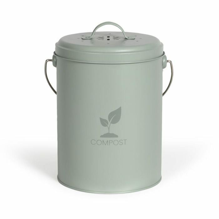 Livoo MES154V LIV1731800951572 Cubo de Compostaje para Cocina 6 Litros Verde
