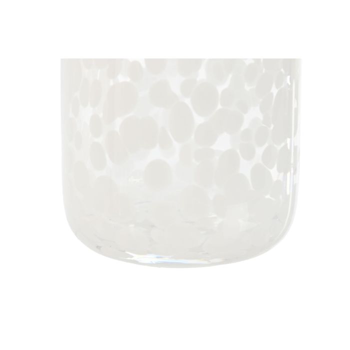 Vaso Basicos DKD Home Decor Blanco 8.3 x 10.5 x 8.3 cm Set de 6 1