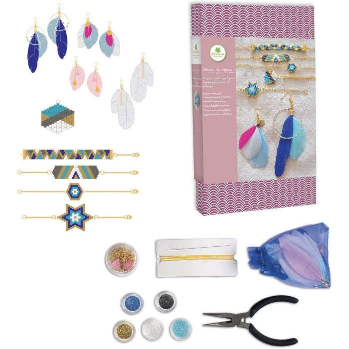 Taller de joyería - SYCOMORE - Cuentas y plumas japonesas - A partir de 12 años 1 Taller de joyería - SYCOMORE - Cuentas y plumas japonesas - A partir de 12 años 1