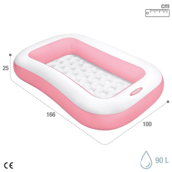 Piscina Hinchable para Niños Intex Isla 90 L 167 x 26 x 101 cm Blanco Rosa (6 Unidades) 3