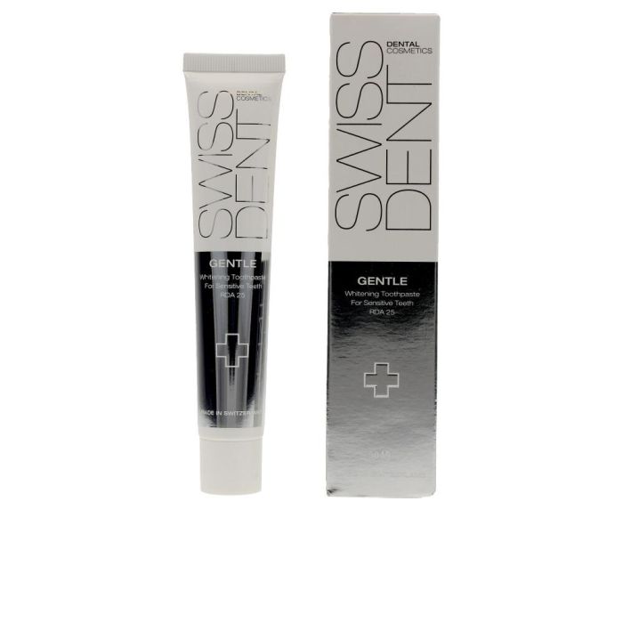 Swissdent GENTLE Whitening Toothpaste Pasta Dientes 50 ml para Dientes Sensibles Blanqueadora 1
