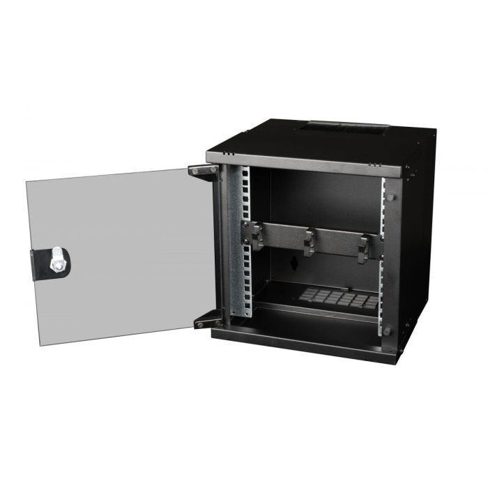 Equip 10" Kabeldurchführung mit Ringeinsatz. 1U schwarz 2