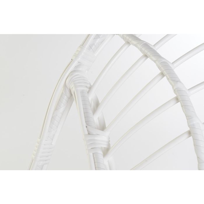 DKD Home Decor Sillón Colgante Terraza Y Jardín Blanco Gris 70 x 110 x 90 cm 6