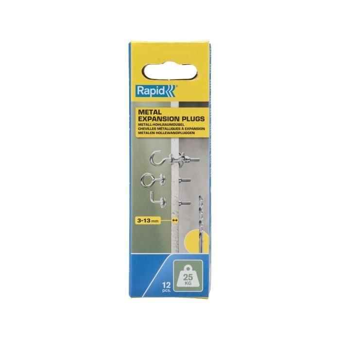 Taco de expansión metálico ø8x32 tornillo ø4 (bolsa 12 unid) Taco de expansión metálico ø8x32 tornillo ø4 (bolsa 12 unid)