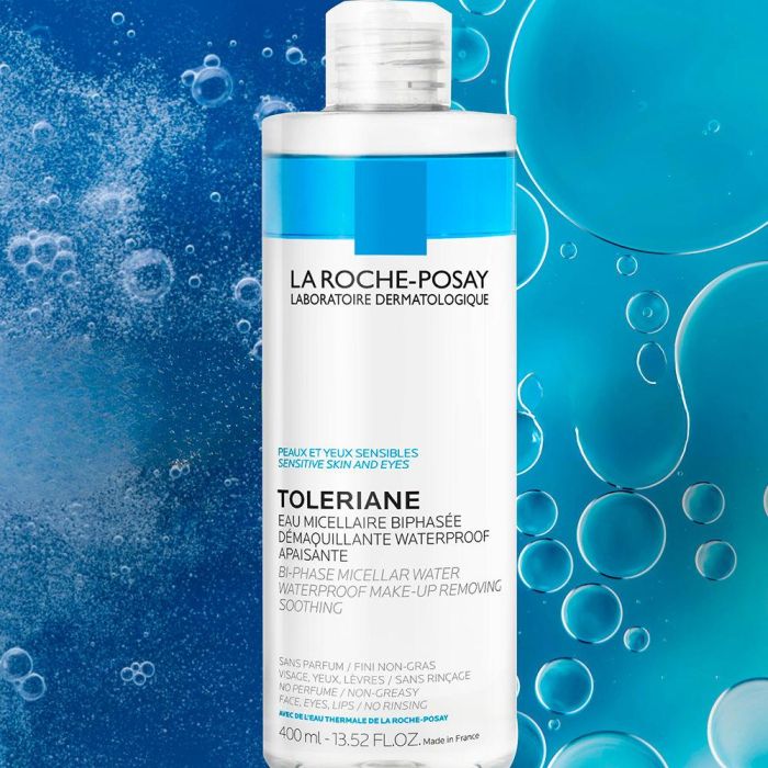 La Roche-Posay Agua Micelar en Aceite Todo en Uno: Desmaquilla, Limpia, Calma y Antipolución 400 ml Piel Sensible 2