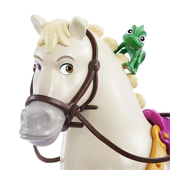 Mattel Hlw23 Muñeca Rapunzel con rodillas flexibles y Caballo Maximus con silla y brida, incluye Figura Pascal Disney Enredados +3 años 3 Mattel Hlw23 Muñeca Rapunzel con rodillas flexibles y Caballo Maximus con silla y brida, incluye Figura Pascal Disney Enredados +3 años 3