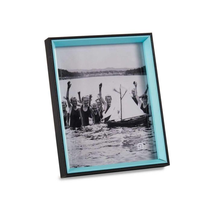 Portafotos de Madera 20x25 cm Negro y Azul - Giftdecor (24 Unidades) 1