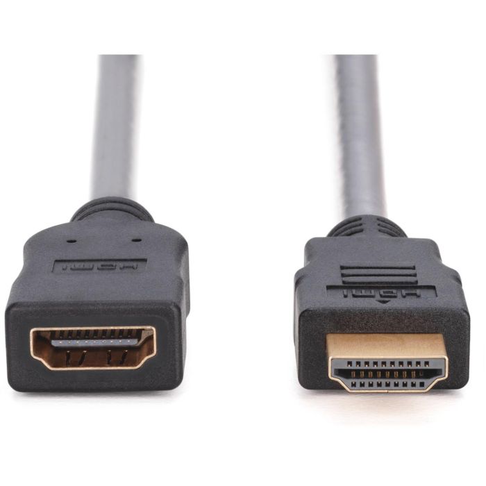 Digitus Cable Extensión HDMI con Ethernet 4K 2m Negro para Alta Velocidad y 3D 2
