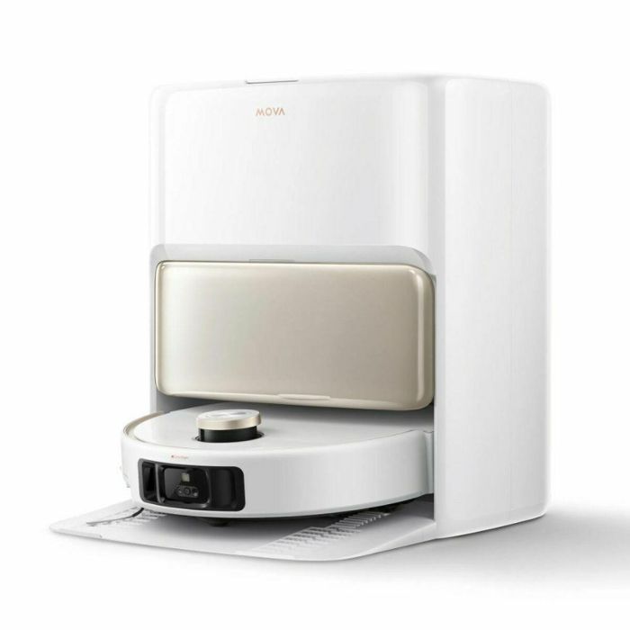 Mova MOV6977728943794 Robot Aspirador V50 Ultracompleto - Potencia 24.000 Pa, Limpieza Térmica Suelos DuoSolution