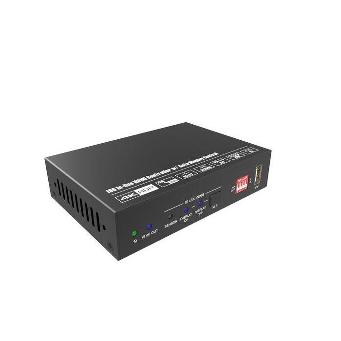 Vivolink MME Emulador y Controlador HDMI EDID In-line 4K para Control Automático de Salas con Sensor, CEC, RS-232, IR, Relé 2 Vivolink MME Emulador y Controlador HDMI EDID In-line 4K para Control Automático de Salas con Sensor, CEC, RS-232, IR, Relé 2