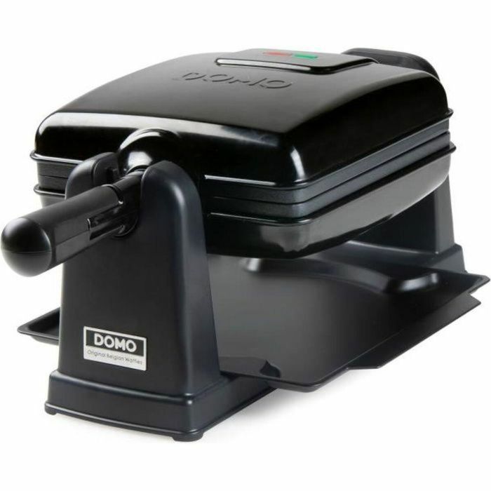 Domo DO9224W Gofrera Rotatoria 180° Antiadherente con Mango Frío, para 2 Gofres Domo DO9224W Gofrera Rotatoria 180° Antiadherente con Mango Frío, para 2 Gofres