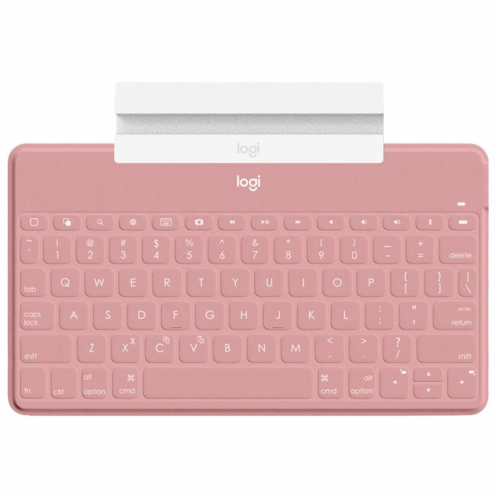 Teclado Logitech Keys-To-Go Rosa Qwerty Español 1