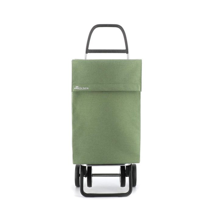 Rolser Carro de la compra Jean Tweed 4 Ruedas 43L Verde 4