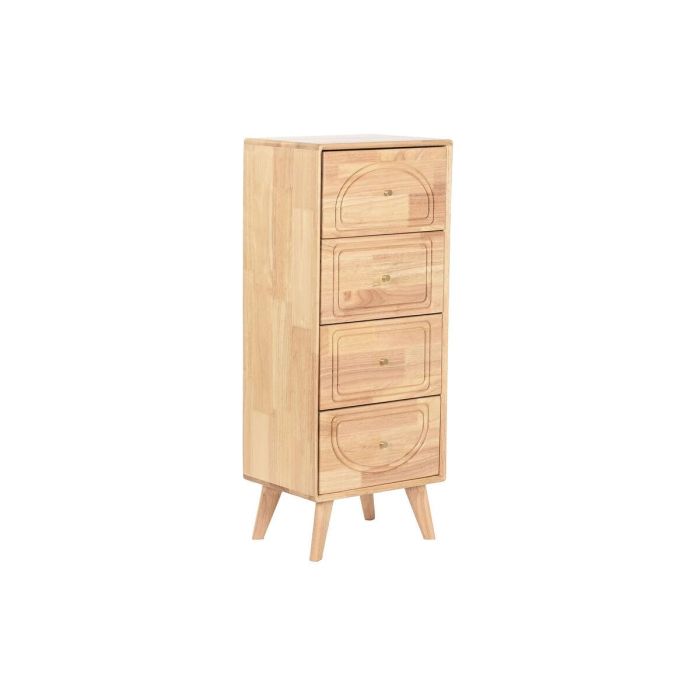 DKD Home Decor Cajonera Scandi Natural Qingyue Madera de Hevea 40 x 98 x 30 cm
