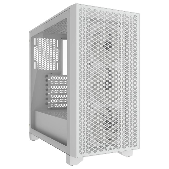 Corsair CC-9011256-WW 3000D RGB Airflow Midi Tower ATX Gaming Caja Blanca con Ventana y Iluminación Multi