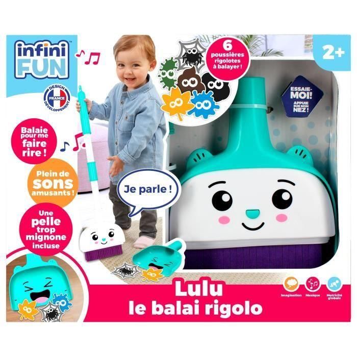 Escoba de juguete - KD - Lulu the Funny Broom - Habla como por arte de magia mientras barre 2 Escoba de juguete - KD - Lulu the Funny Broom - Habla como por arte de magia mientras barre 2
