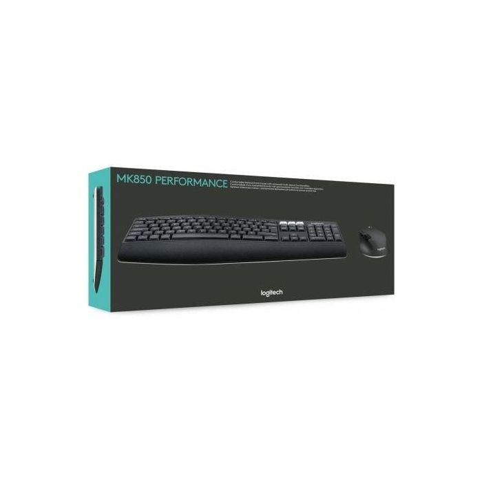 Logitech MK850 Teclado + Mouse Bluetooth, Negro 4