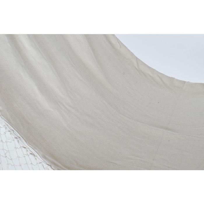 DKD Home Decor Hamaca Terraza Y Jardín Beige 100 x 0.5 x 200 cm Algodón y Poliéster con Flecos para Máximo 100kg 4